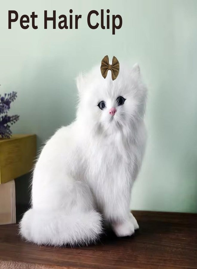 ويستيرن إرا مشبك شعر لامع للكلاب من العصر الغربي | إكسسوار أنيق ولامع للحيوانات الأليفة الصغيرة والمتوسطة والكبيرة | تثبيت آمن | مناسب للعناية الشخصية، وجلسات التصوير، وأعياد الميلاد، والمناسبات | عصري وسهل الاستخدام (ذهبي) - Image 5